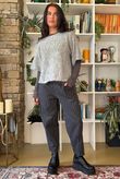 Clemmie Box Knit Grey Marl